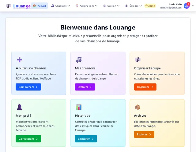 Système de Gestion d'Église